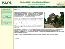 Tablet Screenshot of eacs.org.uk